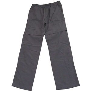Columbia Mens Convertible Pants M Gray Hiking Outdoor Pull On Elastic